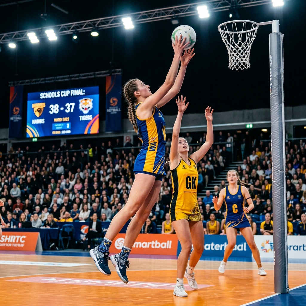 Elite Netball Cup Action